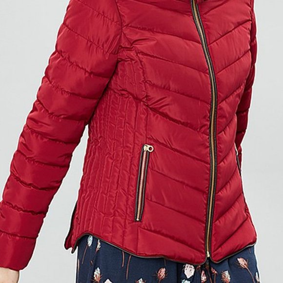 Joules Jackets & Coats Nwt Joules Red Wine Gosway Puffer Coat 6 36